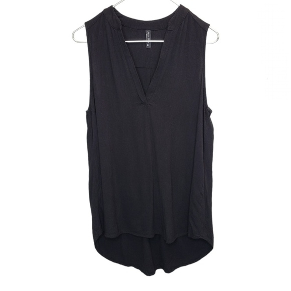Final Touch Sleeveless High Low Tank Top M